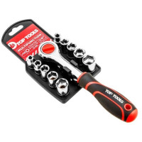 Набір торцевих ключів Top Tools 1/4" 12 предметів 38D147