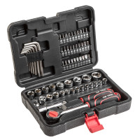 Набір ключів торцевих гайкових ключів Top Tools 3/8" 63 предмети 38D515