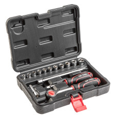 Набор торцевых гаечных ключей Top Tools 1/4" 15 предметов 38D525