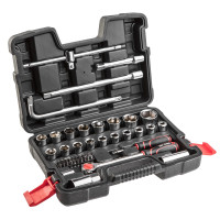 Набір ключів торцевих Top Tools 1/4", 1/2" 47 предметів 38D550