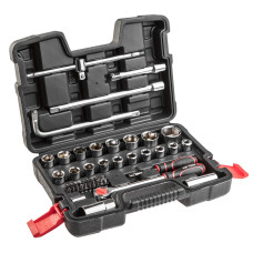 Набор торцевых ключей Top Tools 1/4", 1/2" 47 предметов 38D550