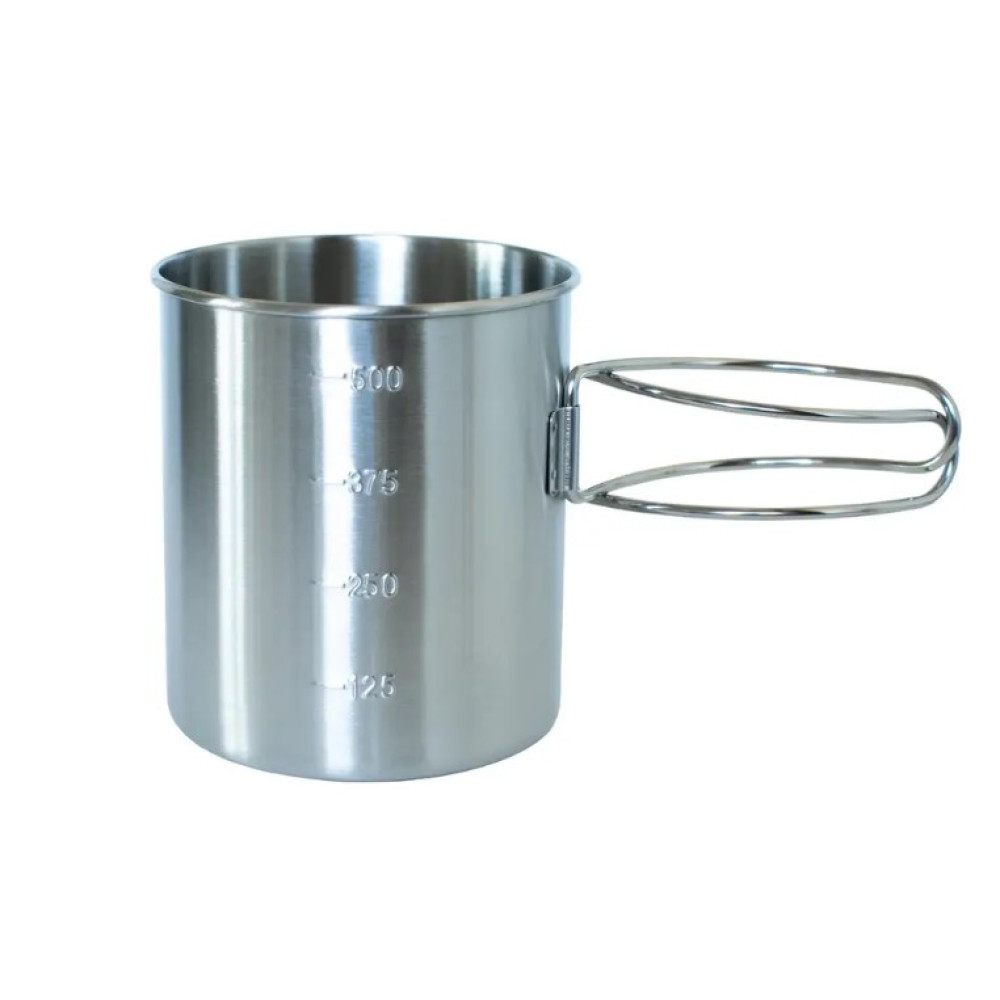 Кухоль зі складними ручками Tramp 0.5 л UTRC-037-metal