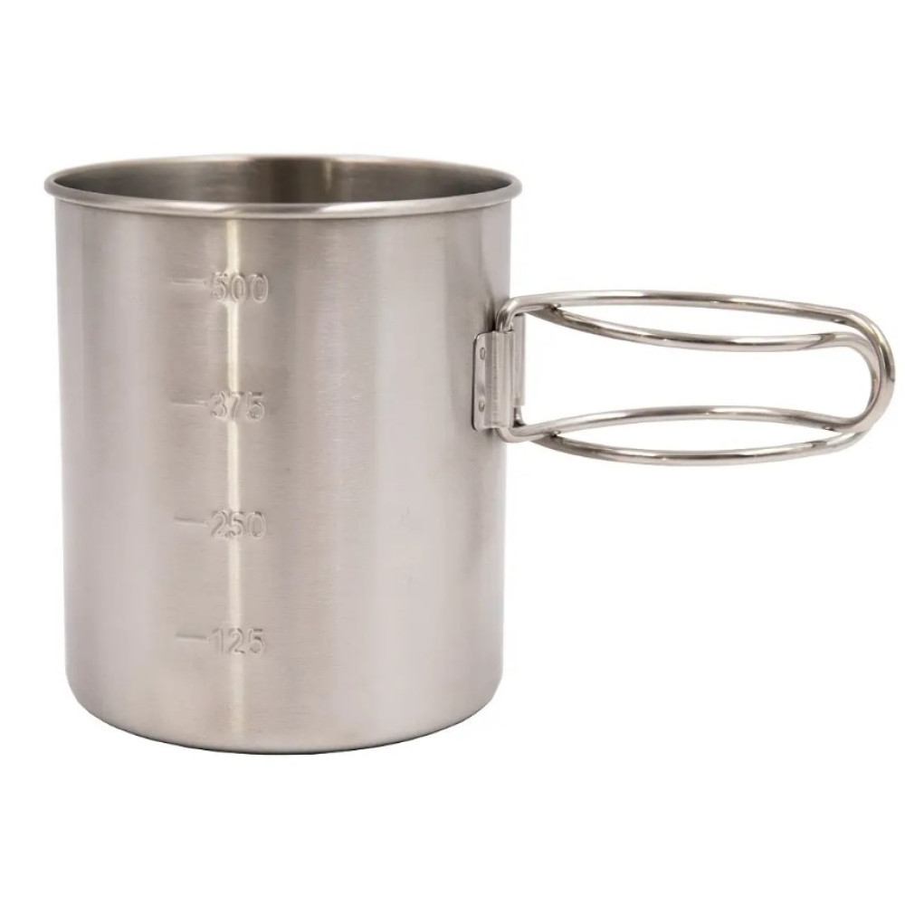 Кухоль зі складними ручками Tramp 0.5 л UTRC-037-metal