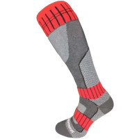 Шкарпетки Tramp Destroyer Ski/Snowboard Universal Сірий/Сірий/Червоний 38-40 DSSU-100-grey-38-40