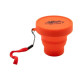 Склянка складна Tramp силіконова з кришкою 180 мл UTRC-083-orange