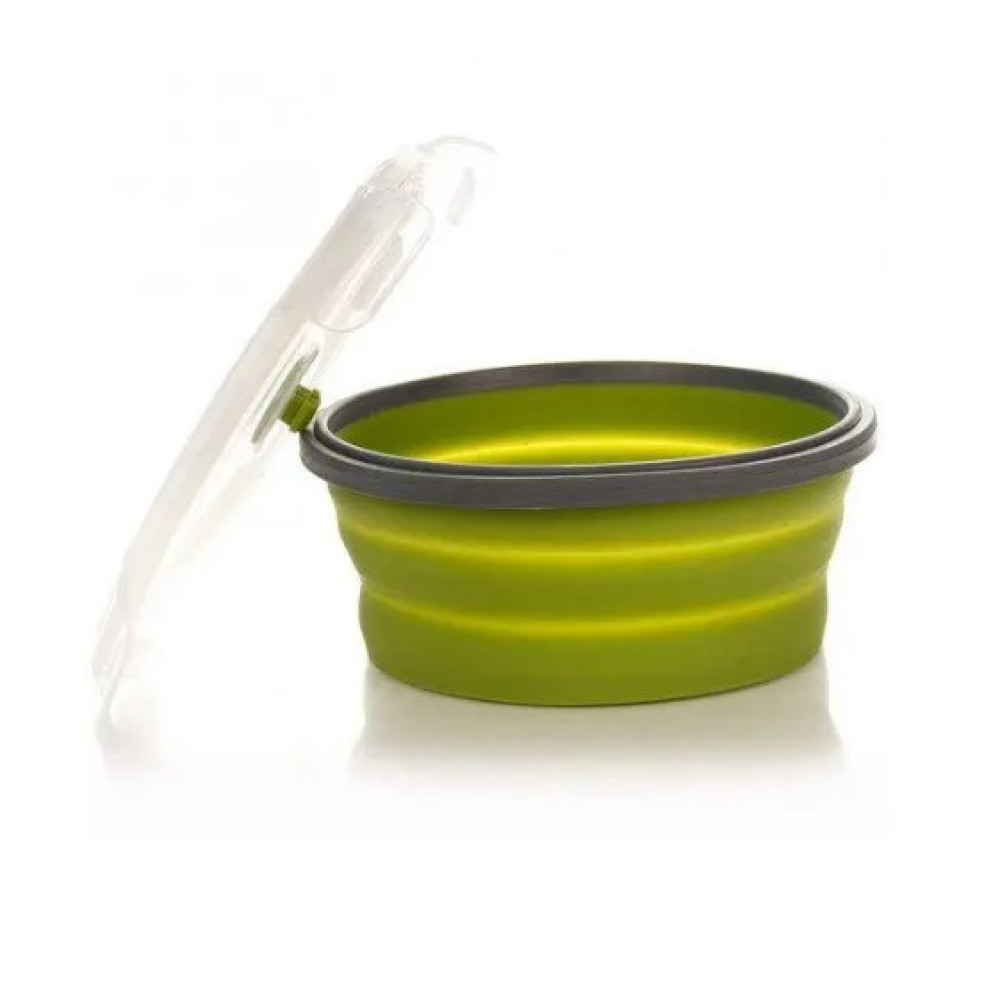 Контейнер Tramp складаний з кришкою-засувкою 550 мл Оливковий UTRC-088-olive