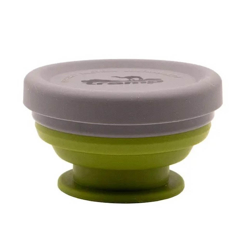 Склянка складна силіконова Tramp з кришкою 200 мл UTRC-126-green