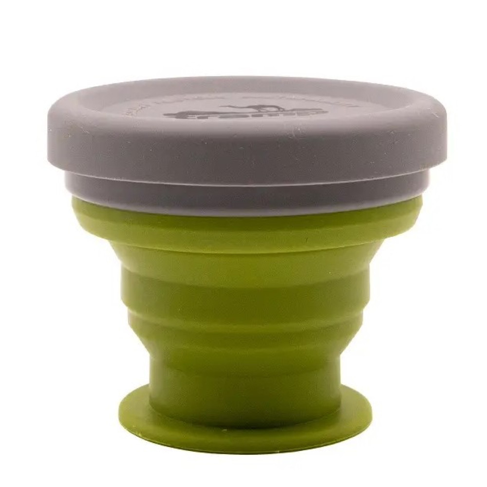 Склянка складна силіконова Tramp з кришкою 200 мл UTRC-126-green