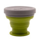 Склянка складна силіконова Tramp з кришкою 200 мл UTRC-126-green