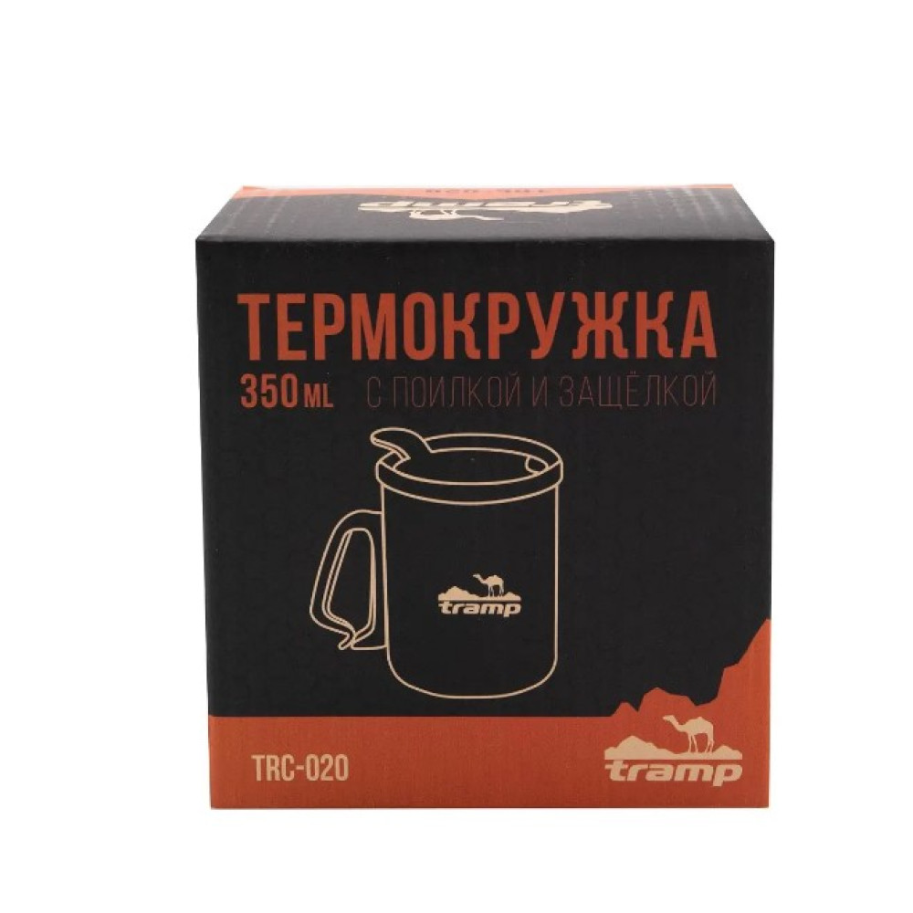 Термокухоль Tramp 0,35 л з напувалкою та засувкою UTRC-020-metal
