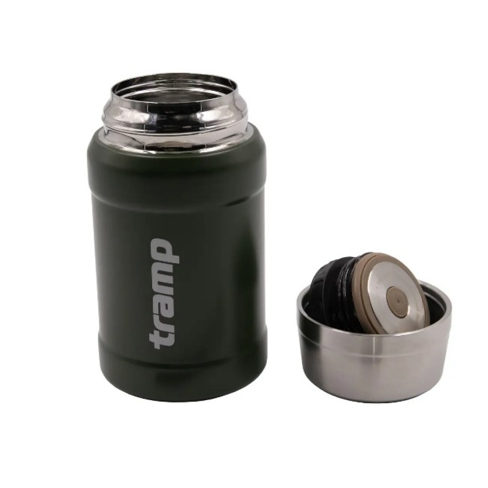 Термос Tramp харчовий 0,8 л у чохлі Оливковий UTRC-132-olive