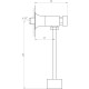 Кран-дозатор для писсуара  Tremolada ТREMO-316