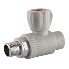 Кран радиаторный прямой Vsplast PPR ф20x1/2″ 000003465