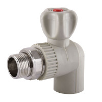 Кран радиаторный угловой Vsplast PPR ф25x3/4″ 000003480