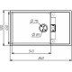Кухонна мийка VALESO 8650 DIAMOND матова Чорний металік (SP000047048)