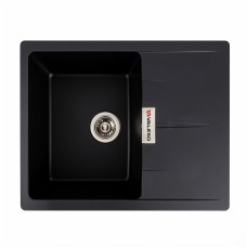 Гранитная мойка для кухни VALESO ZIRKONE 6250 матовая Черная (SP000046801)