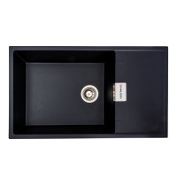 Кухонна мийка VALESO 8650 DIAMOND матова Чорний металік (SP000047048)