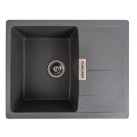 Гранітна мийка для кухні VALESO 6250 ZIRKONE матовий Сірий мусон (SP000047147)