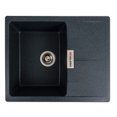 Гранитная мойка для кухни VALESO ZIRKONE 6250 матовая Антрацит (SP000047333)