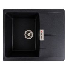 Гранитная мойка для кухни VALESO ZIRKONE 6250 матовая Карбон (SP000047399)
