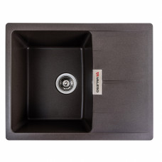 Гранитная мойка для кухни VALESO 6250 ZIRKONE матовая Темная скала (SP000047523)