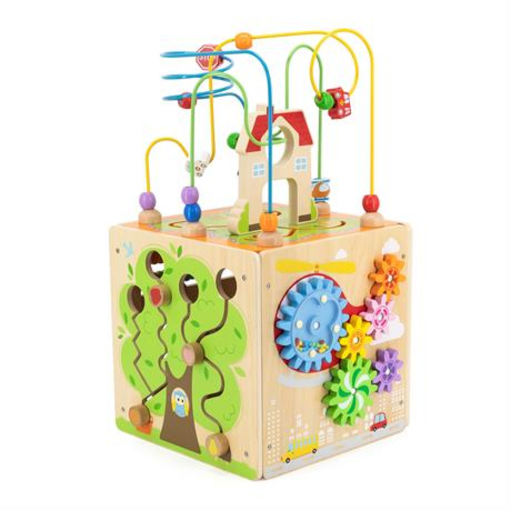 Бизикуб Viga Toys 5 в 1 (44591)