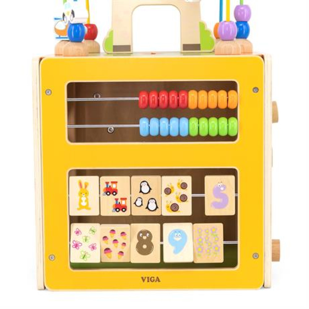 Бизикуб Viga Toys 5 в 1 (44591)