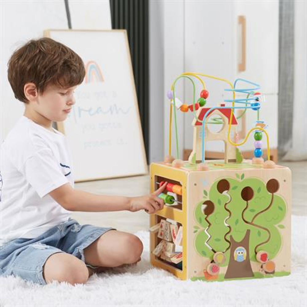 Бизикуб Viga Toys 5 в 1 (44591)