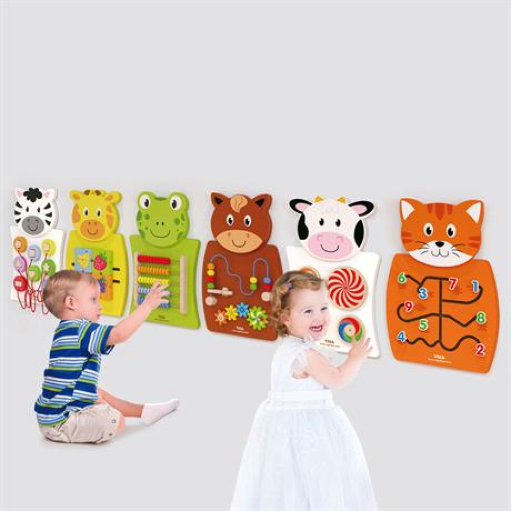 Бизиборд Viga Toys Лягушка со счетами (50679)