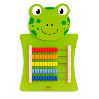 Бізіборд Viga Toys Жаба з рахунками (50679)