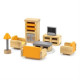 Дерев'яні меблі для ляльок Viga Toys PolarB Вітальня (44037)