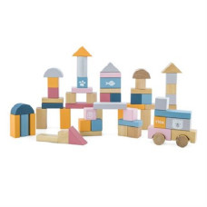 Деревянные кубики Viga Toys PolarB Пастельные блоки 44010
