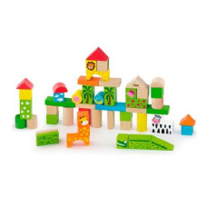 Деревянные кубики Viga Toys Зоопарк 50286