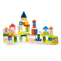 Дерев'яні кубики Viga Toys Місто 50287