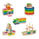 Дерев'яні будівельні кубики Viga Toys Архітектурні блоки 50956