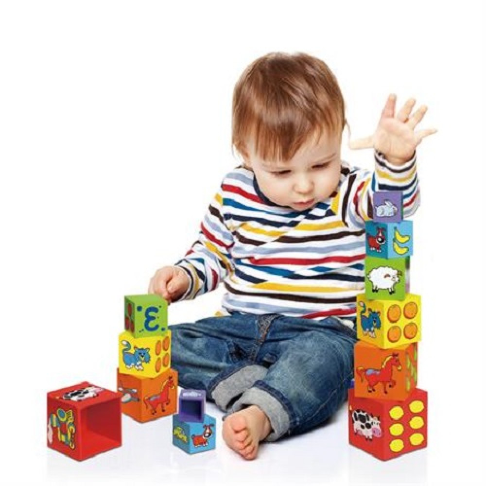 Дерев'яні кубики-пірамідка Viga Toys (59461)