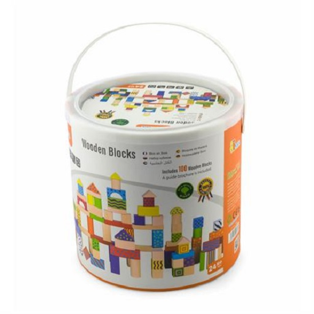 Дерев'яні кубики Viga Toys Візерункові блоки 59696