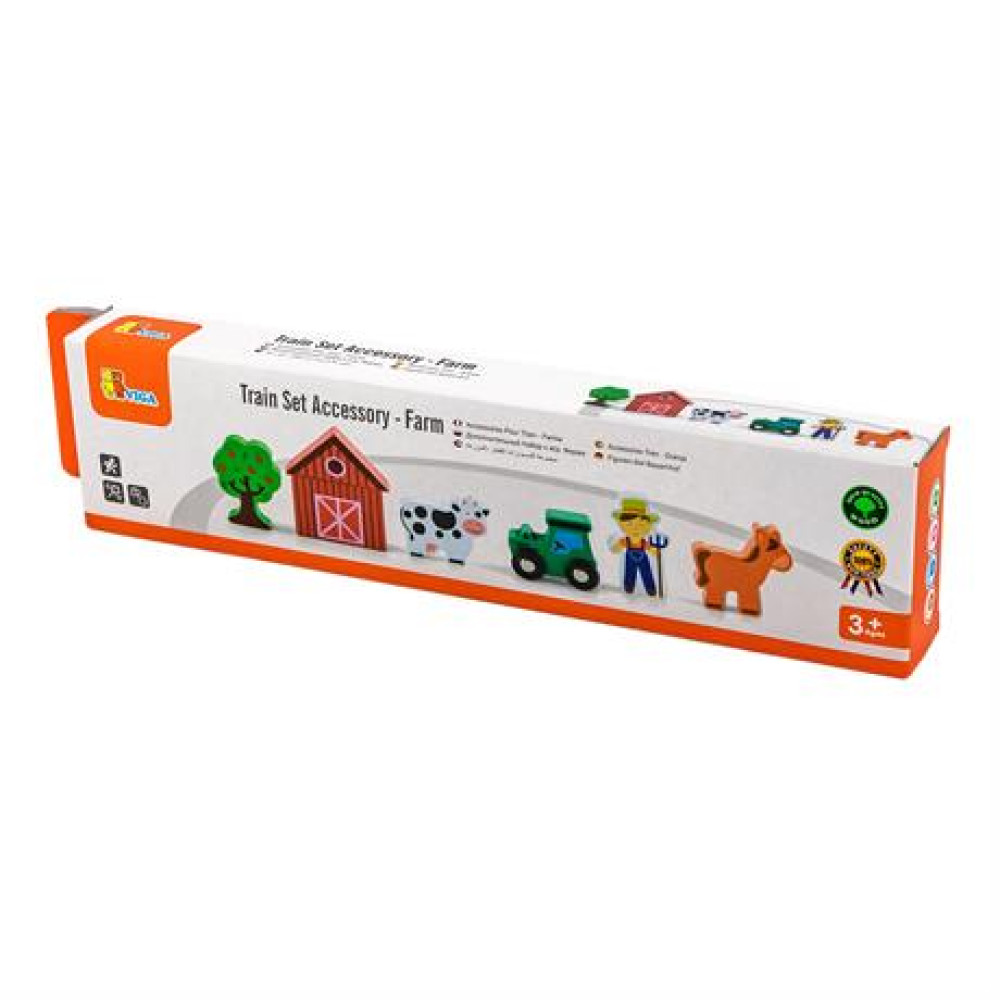Набір для залізниці Viga Toys Ферма