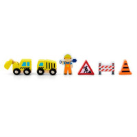Набор для железной дороги Viga Toys Дорожные работы 50813