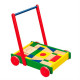 Дитячі ходунки-каталка Viga Toys Візок з кубиками