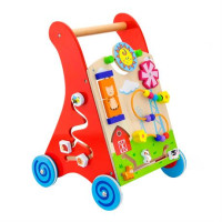 Дитячі ходунки-каталка Viga Toys з бізібордом 50950