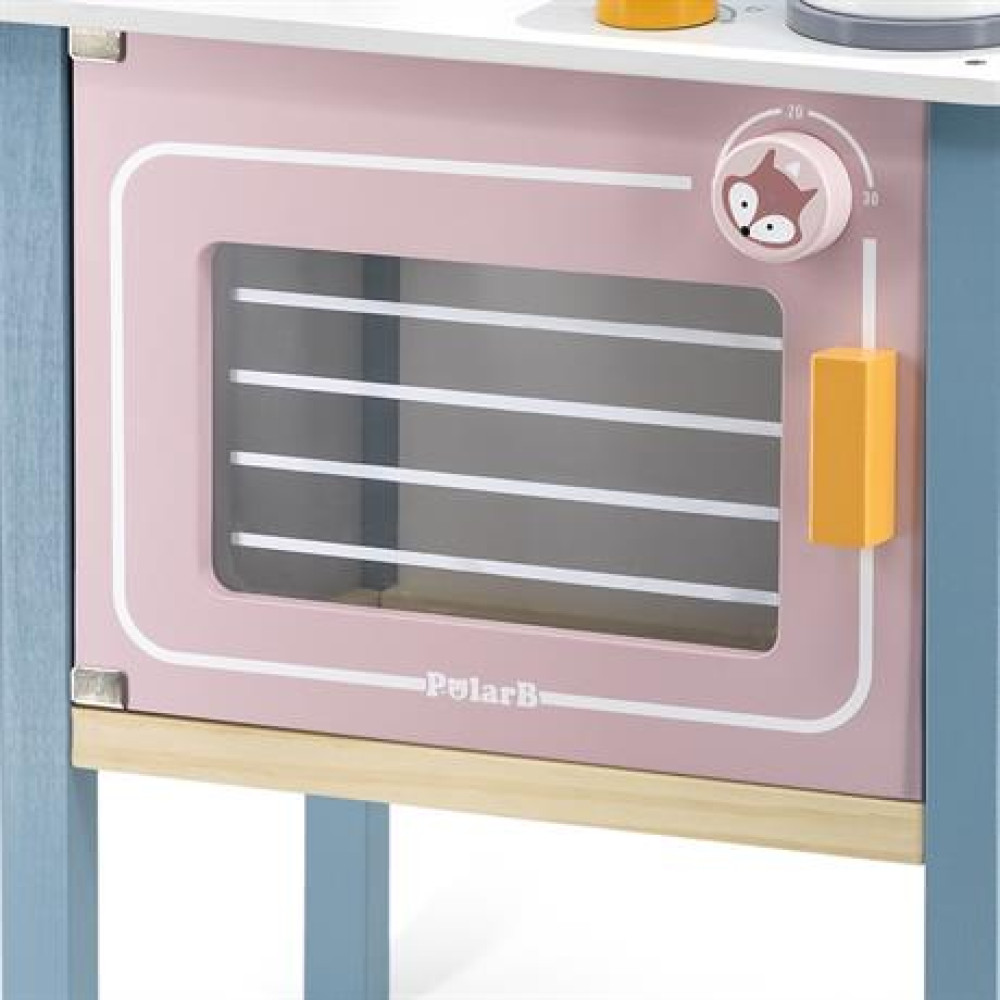 Дитяча кухня Viga Toys PolarB із посудом 44027