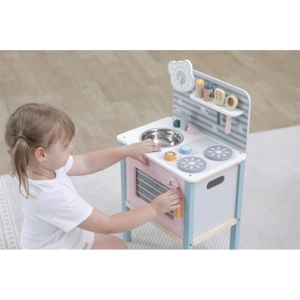 Дитяча кухня Viga Toys PolarB із посудом 44027
