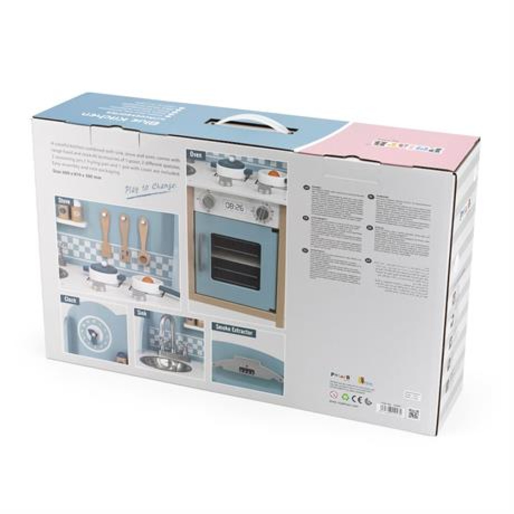 Дитяча кухня з посудом Viga Toys PolarB 44047