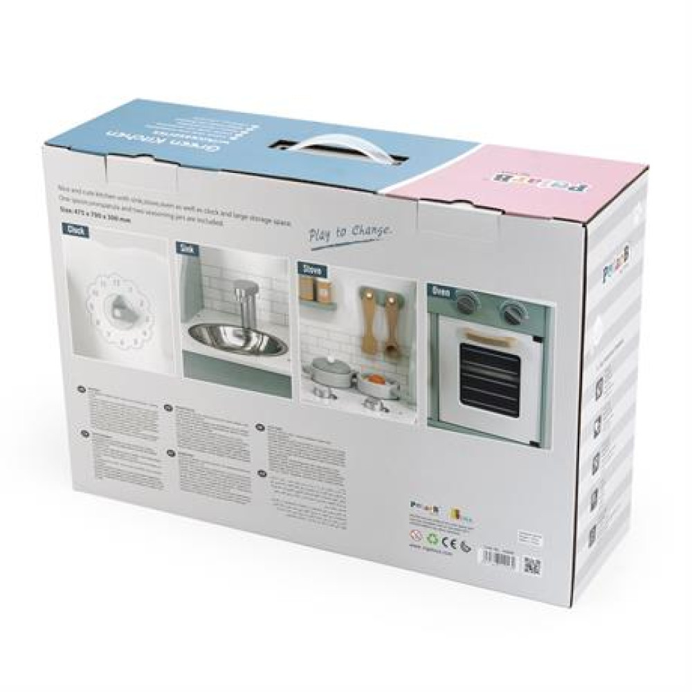 Дитяча кухня з аксесуарами Viga Toys PolarB 44048