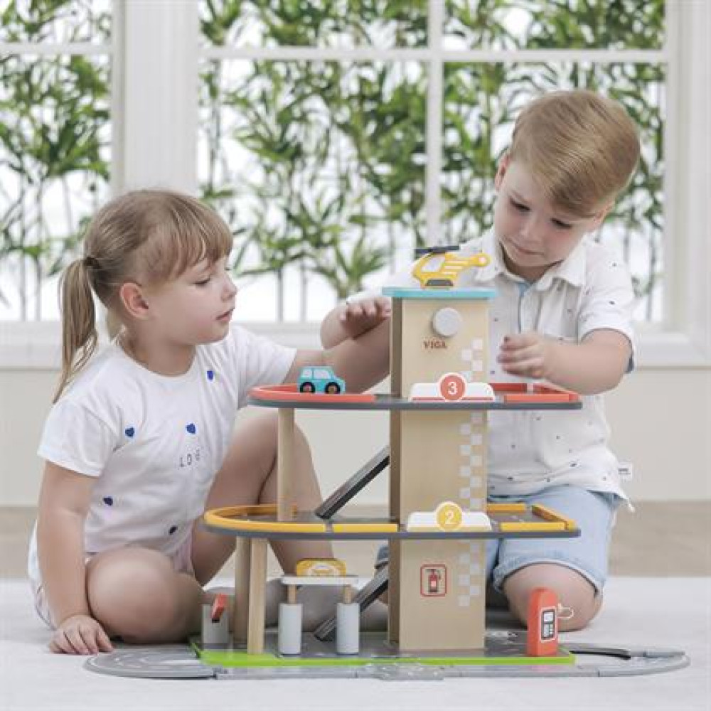 Паркінг із АЗС Viga Toys