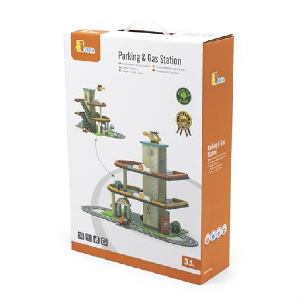 Паркінг із АЗС Viga Toys