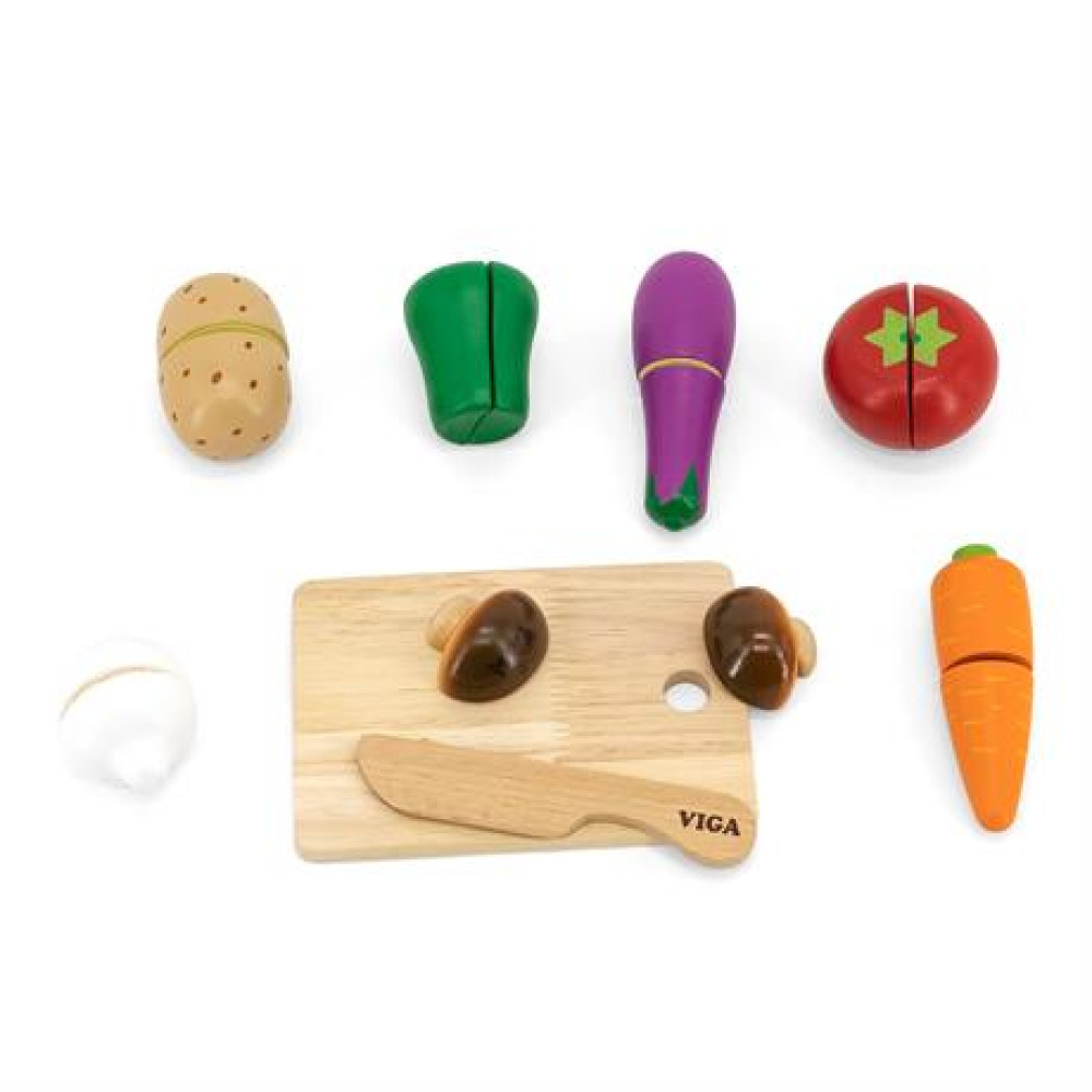 Іграшкові продукти Viga Toys Нарізані овочі 44540