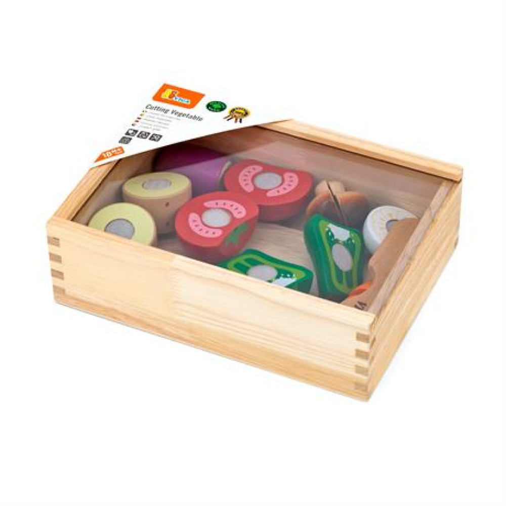 Іграшкові продукти Viga Toys Нарізані овочі 44540