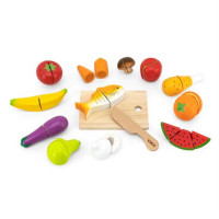 Набор игрушечных продуктов Viga Toys Нарезанная еда